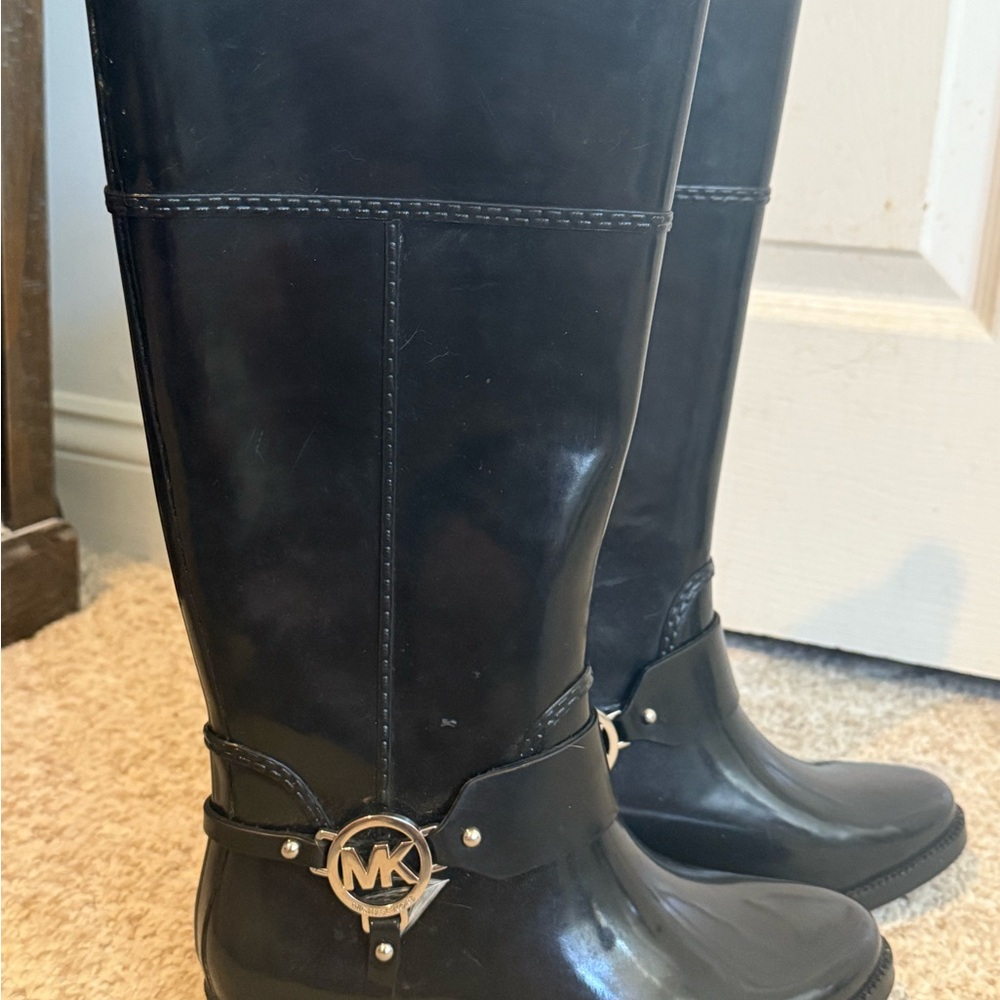 Michael Kors Black Women's Rain Boots